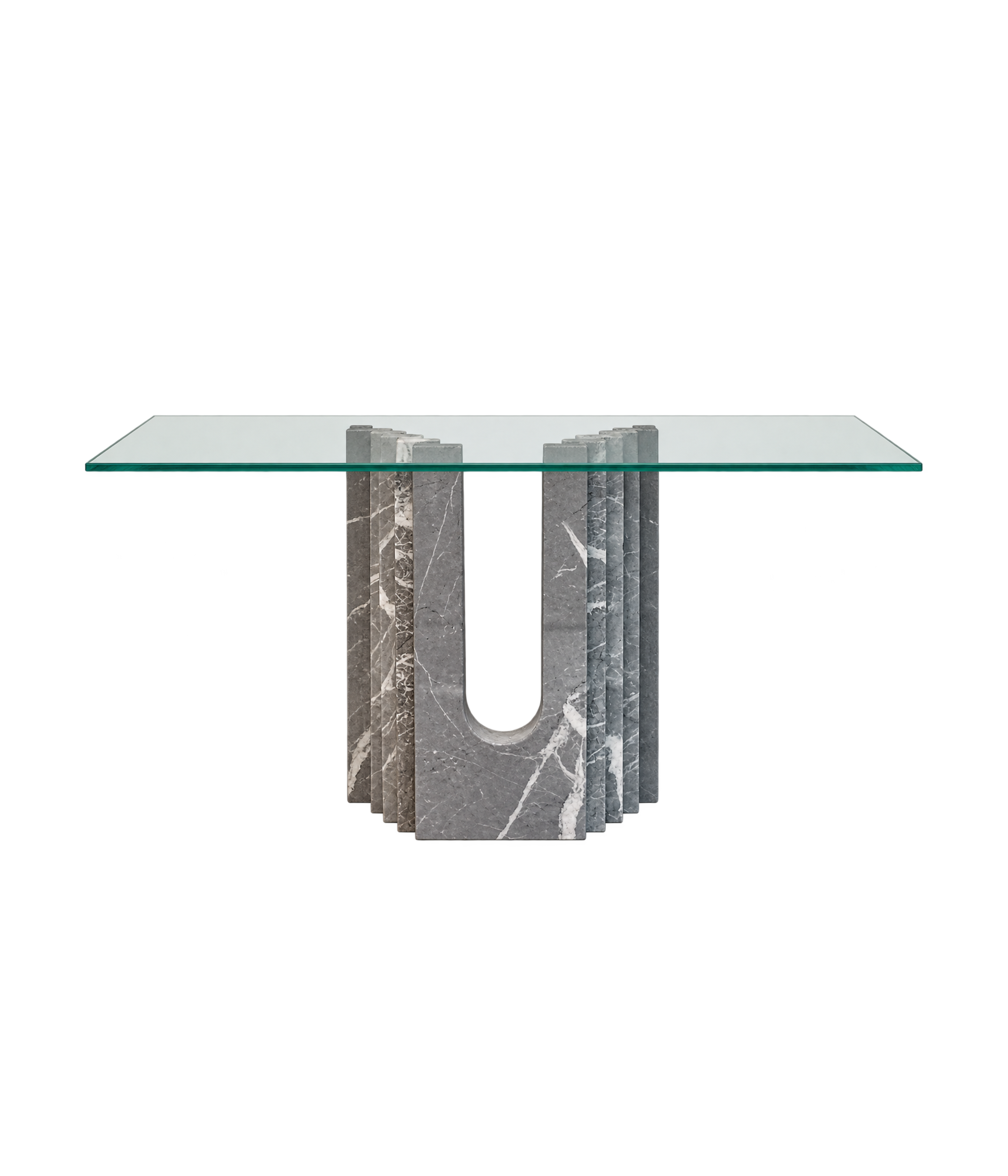 Naxos_Console_Table_by_Modus_Studio_for_Cattelan_Italia,_Sandblasted_Black_Marquina_Marble,_Italian_Design