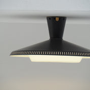 Philips_NB_93_Flush_Mount_Ceiling_Lamp_in_Mocca_Brown,_1950s