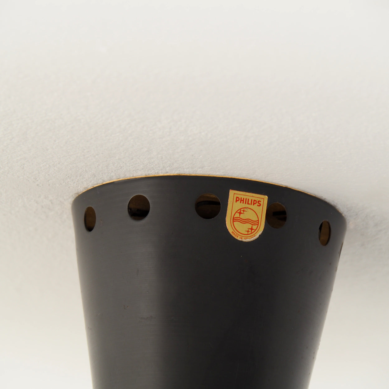 Philips_NB_93_Flush_Mount_Ceiling_Lamp_in_Mocca_Brown,_1950s