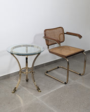 1970s_Neoclassical_Brass_and_Bevelled_Glass_Side_Table_with_Ram_Heads,_Maison_Jansen_Style