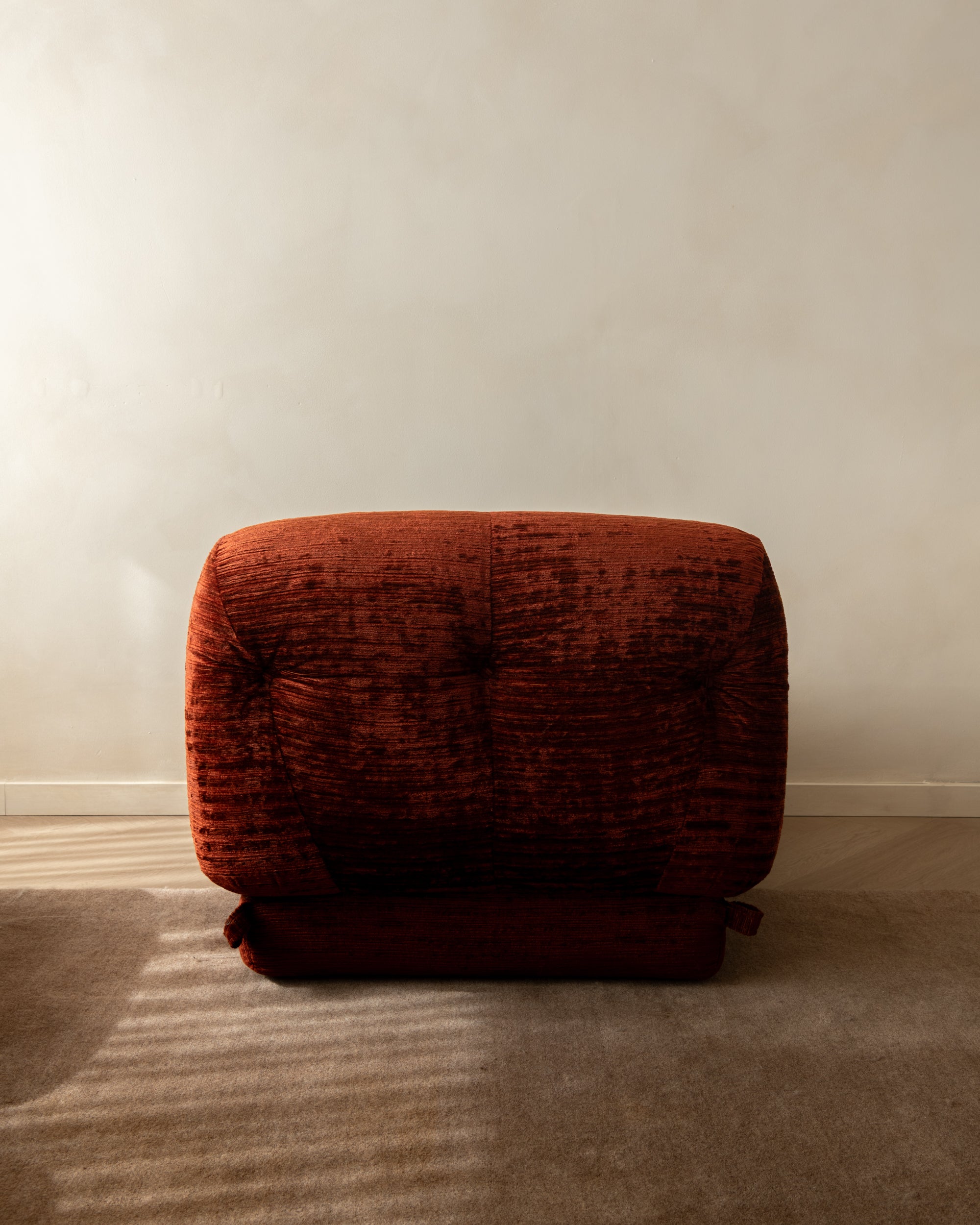Set_of_3_Rino_Maturi_Nuvolone_Modular_Sofa_for_Mimo_Padova_in_Rust_Textured_Upholstery,_Italy,_1970s