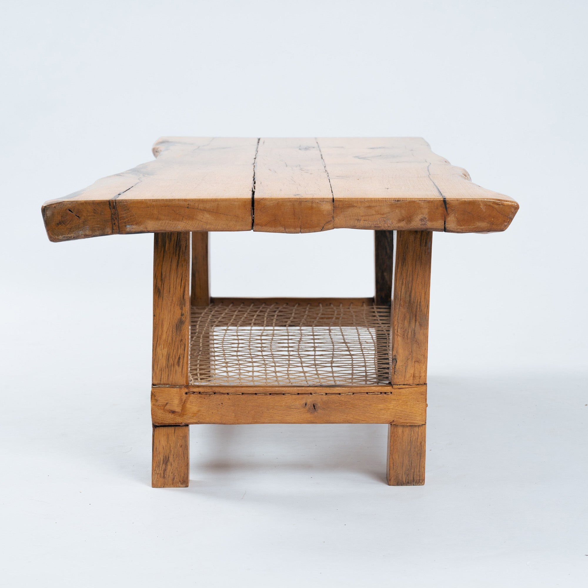 Rustic_Solid_Oak_Coffee_Table_with_Rope_Shelf,_Farmhouse_Country_House_Table