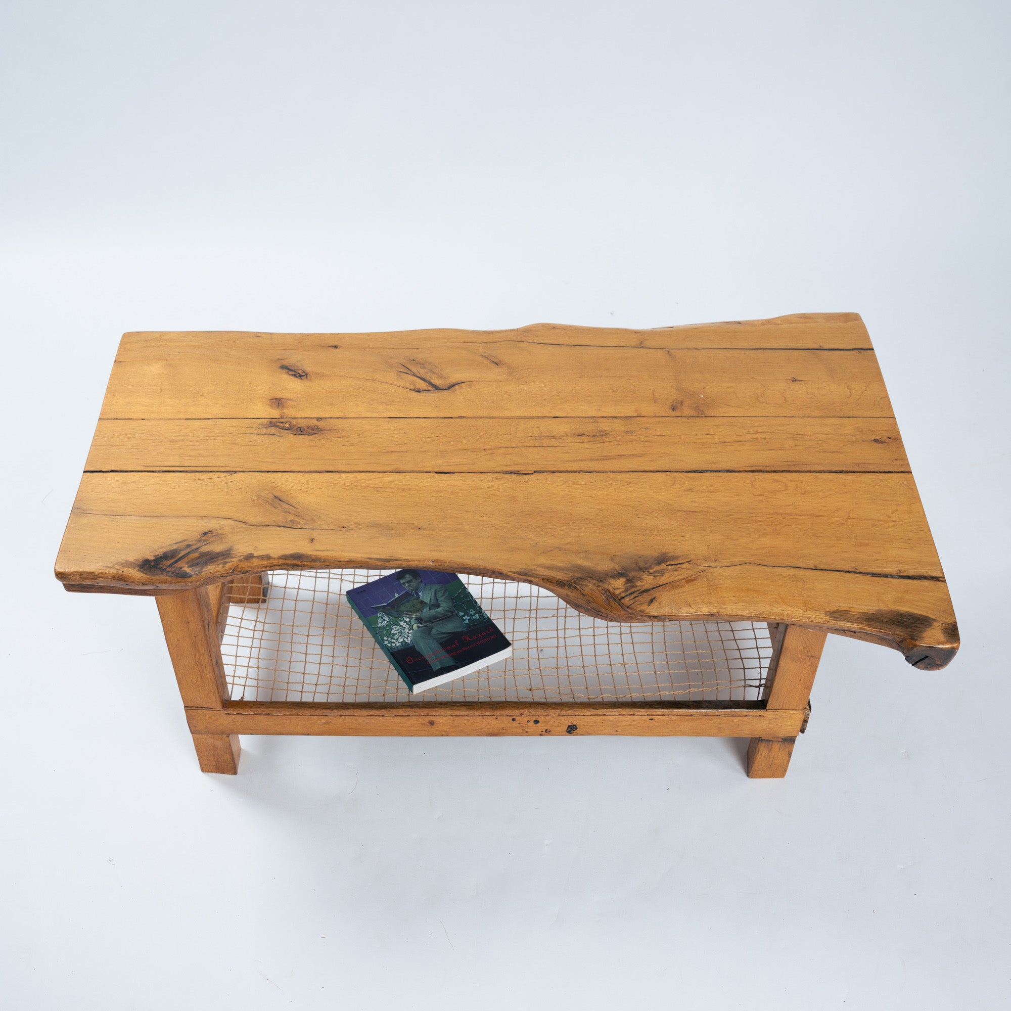 Rustic_Solid_Oak_Coffee_Table_with_Rope_Shelf,_Farmhouse_Country_House_Table
