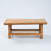 Rustic_Solid_Oak_Coffee_Table_with_Rope_Shelf,_Farmhouse_Country_House_Table