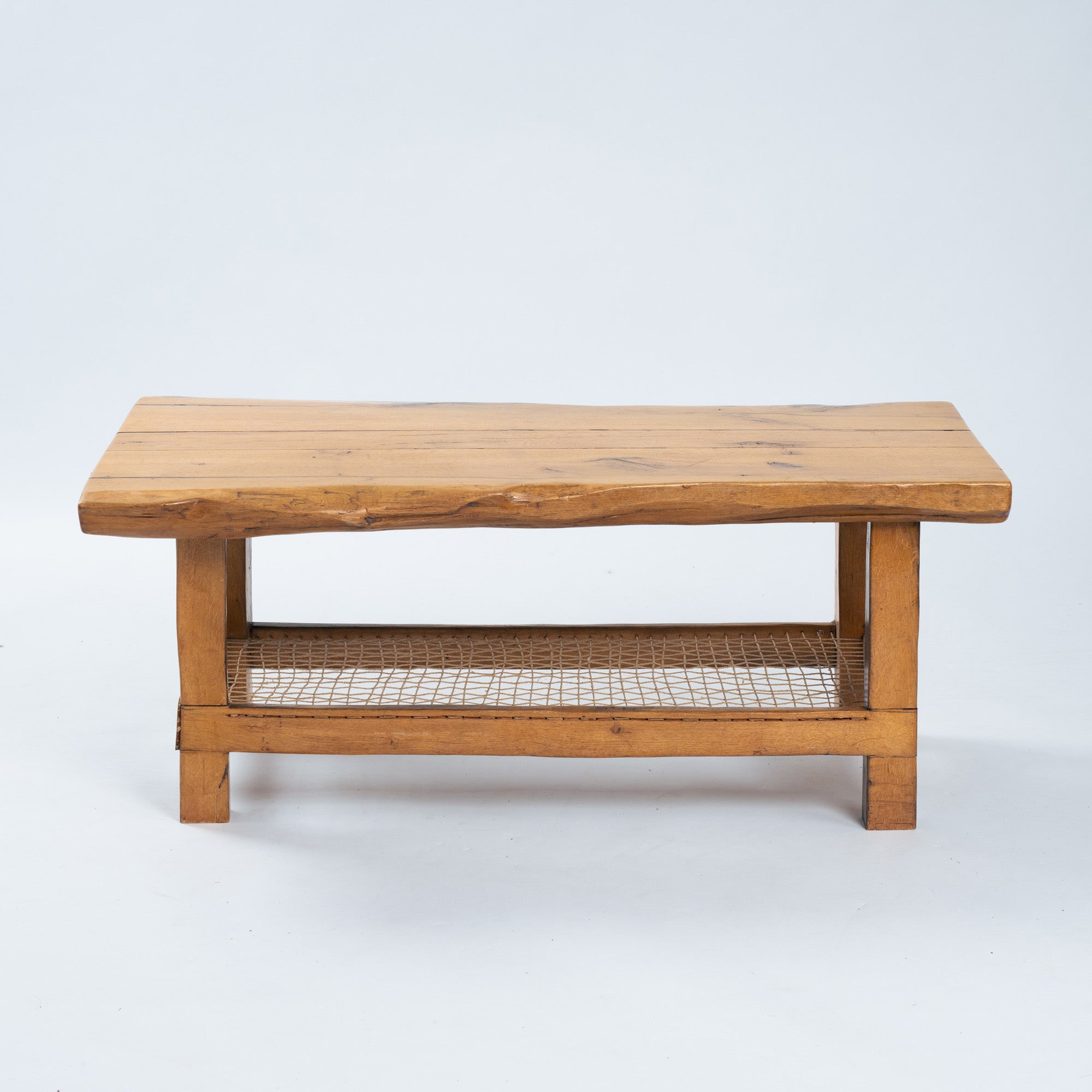 Rustic_Solid_Oak_Coffee_Table_with_Rope_Shelf,_Farmhouse_Country_House_Table