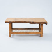 Rustic_Solid_Oak_Coffee_Table_with_Rope_Shelf,_Farmhouse_Country_House_Table