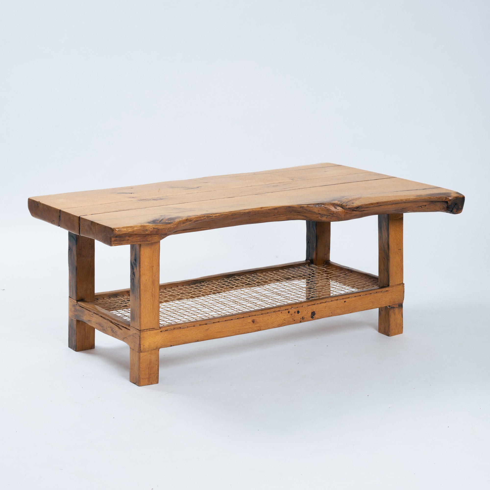 Rustic_Solid_Oak_Coffee_Table_with_Rope_Shelf,_Farmhouse_Country_House_Table