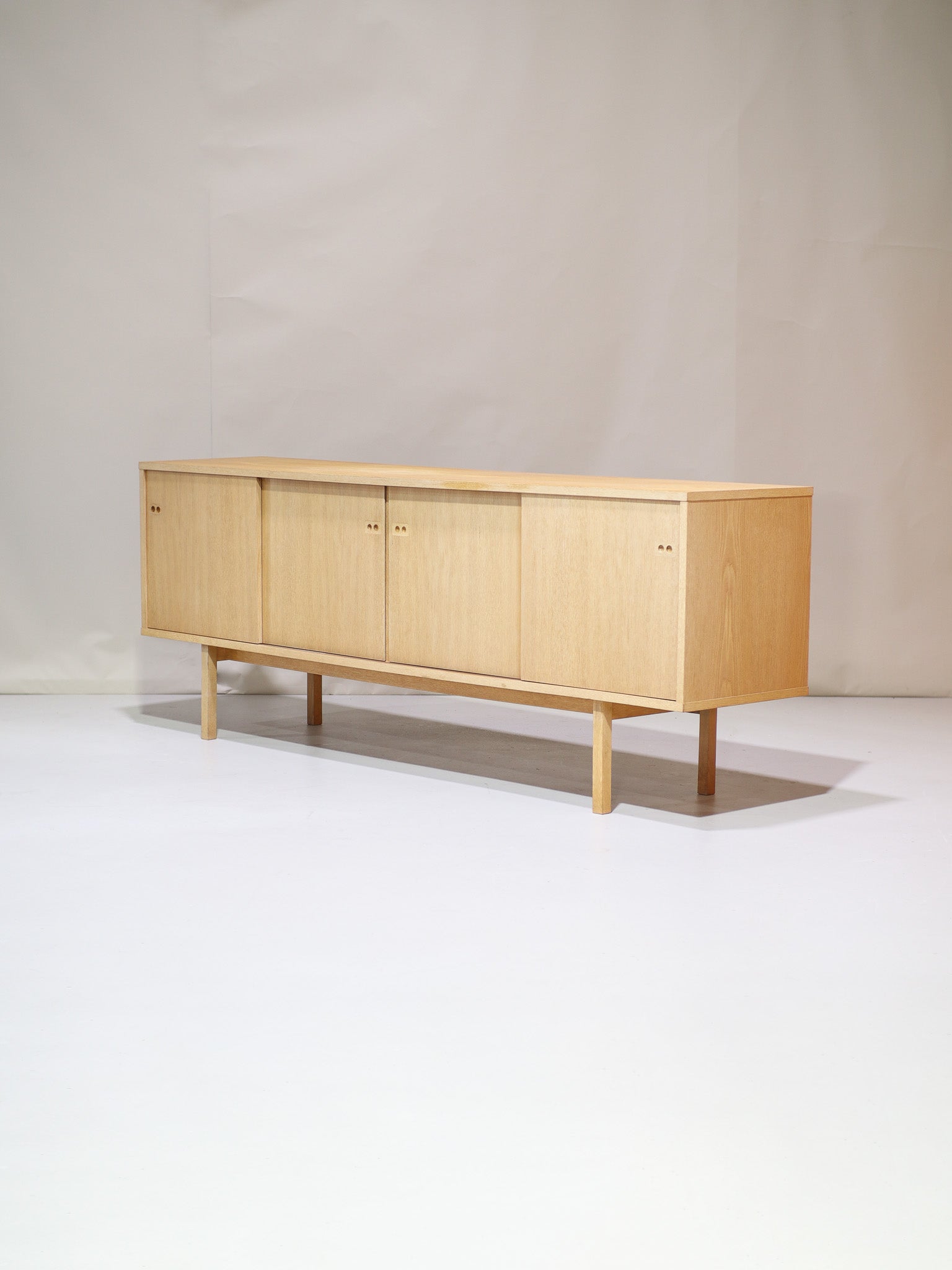 Oak_lowboard_sideboard_Danish_vintage_1960s
