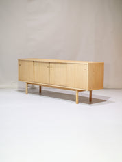Oak_lowboard_sideboard_Danish_vintage_1960s