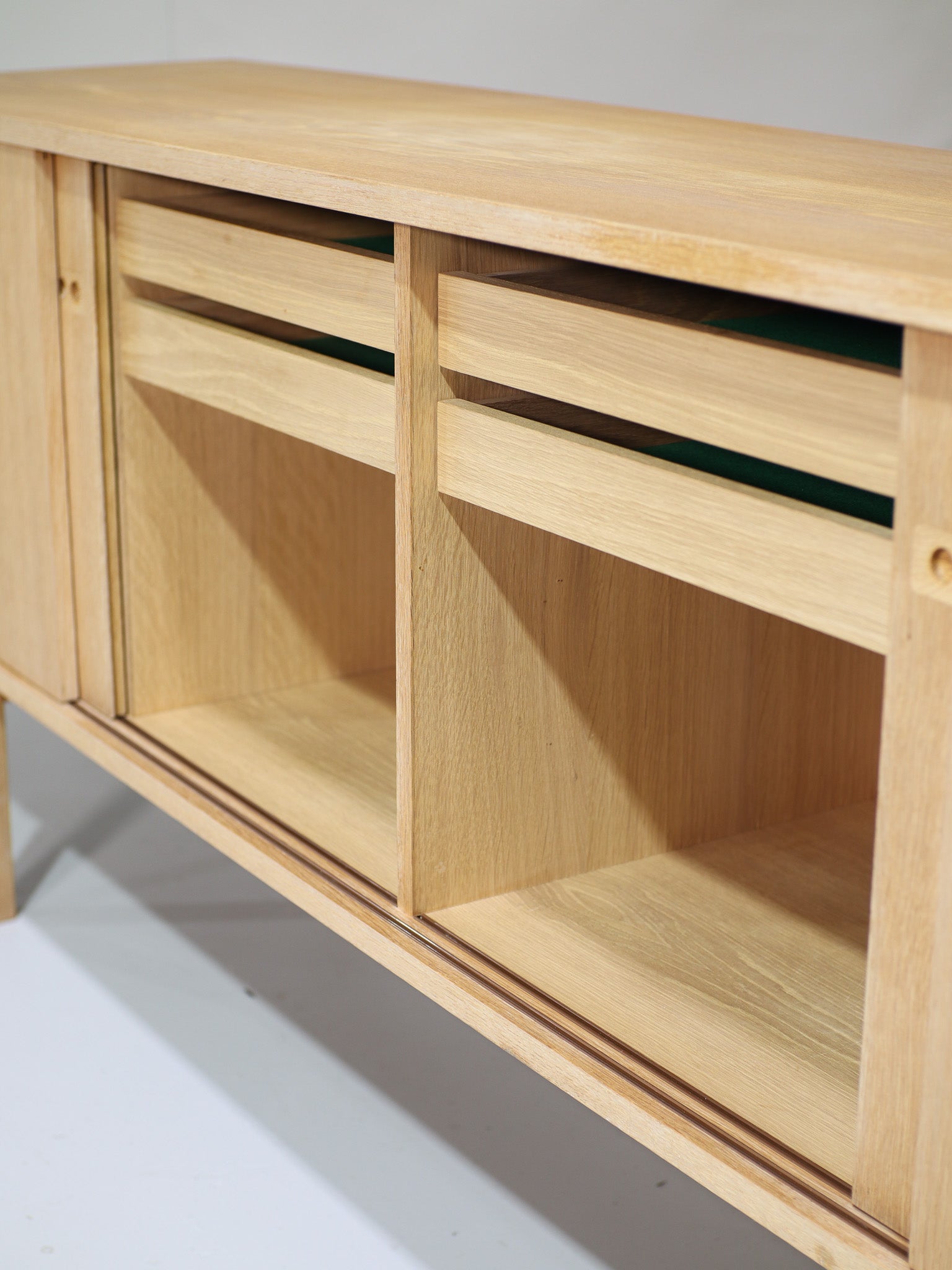 Oak_lowboard_sideboard_Danish_vintage_1960s