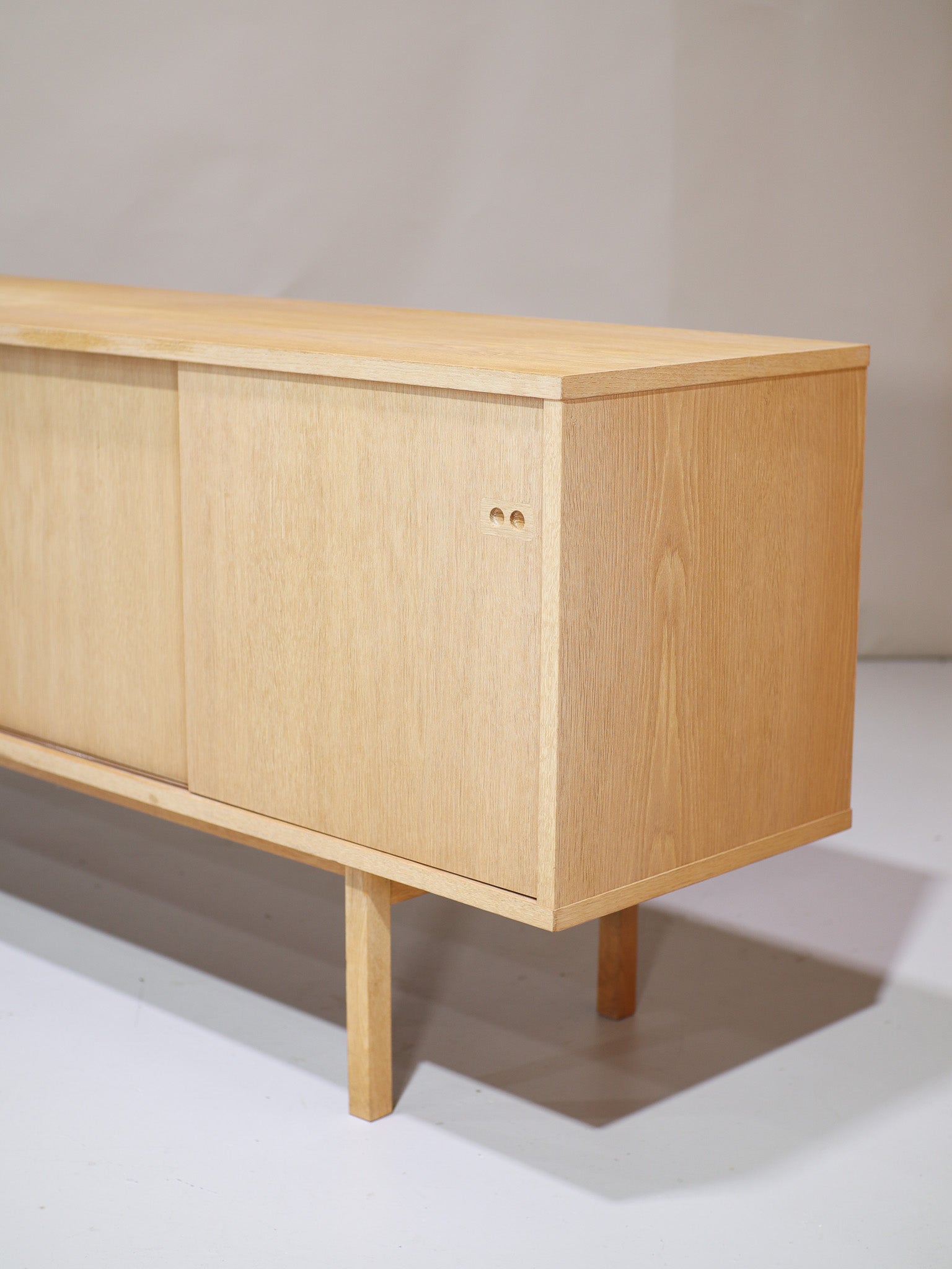 Oak_lowboard_sideboard_Danish_vintage_1960s
