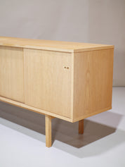 Oak_lowboard_sideboard_Danish_vintage_1960s