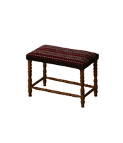 Oak_Stool_with_Patterned_Textile,_Scandinavian_Rustic_Design