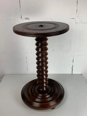 Oak_Wine_Press_Screw_Side_Table_in_the_Style_of_Charles_Dudouyt,_1940s–1950s,_France