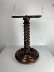 Oak_Wine_Press_Screw_Side_Table_in_the_Style_of_Charles_Dudouyt,_1940s–1950s,_France
