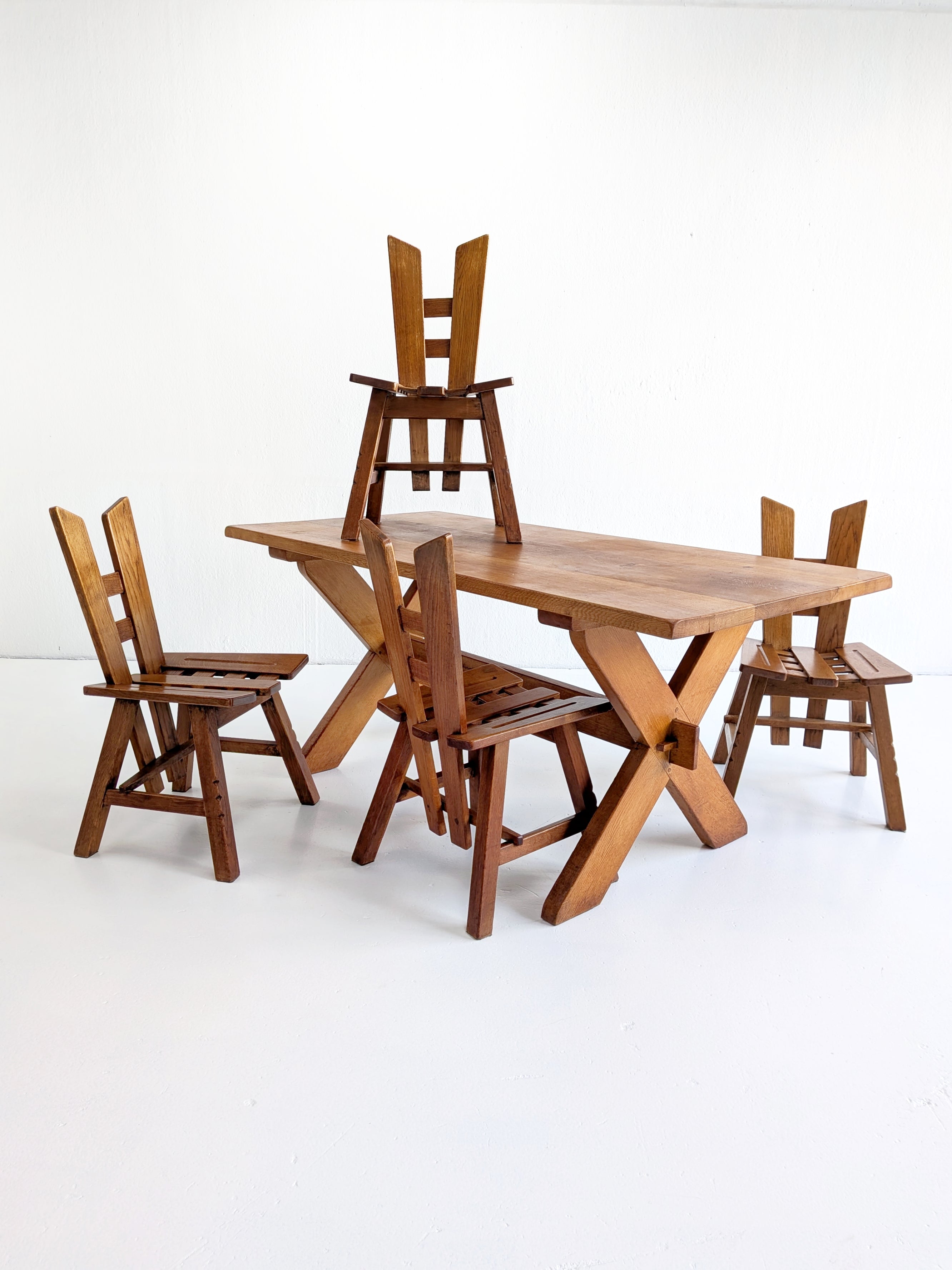 Brutalist_Oak_Dining_Set,_1970s,_Belgium