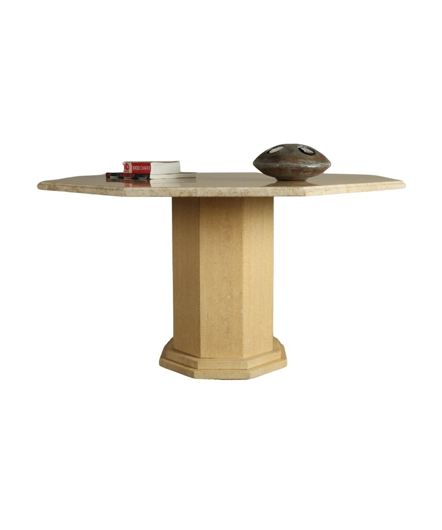 Octagonal_travertine_dining_table,_1970s