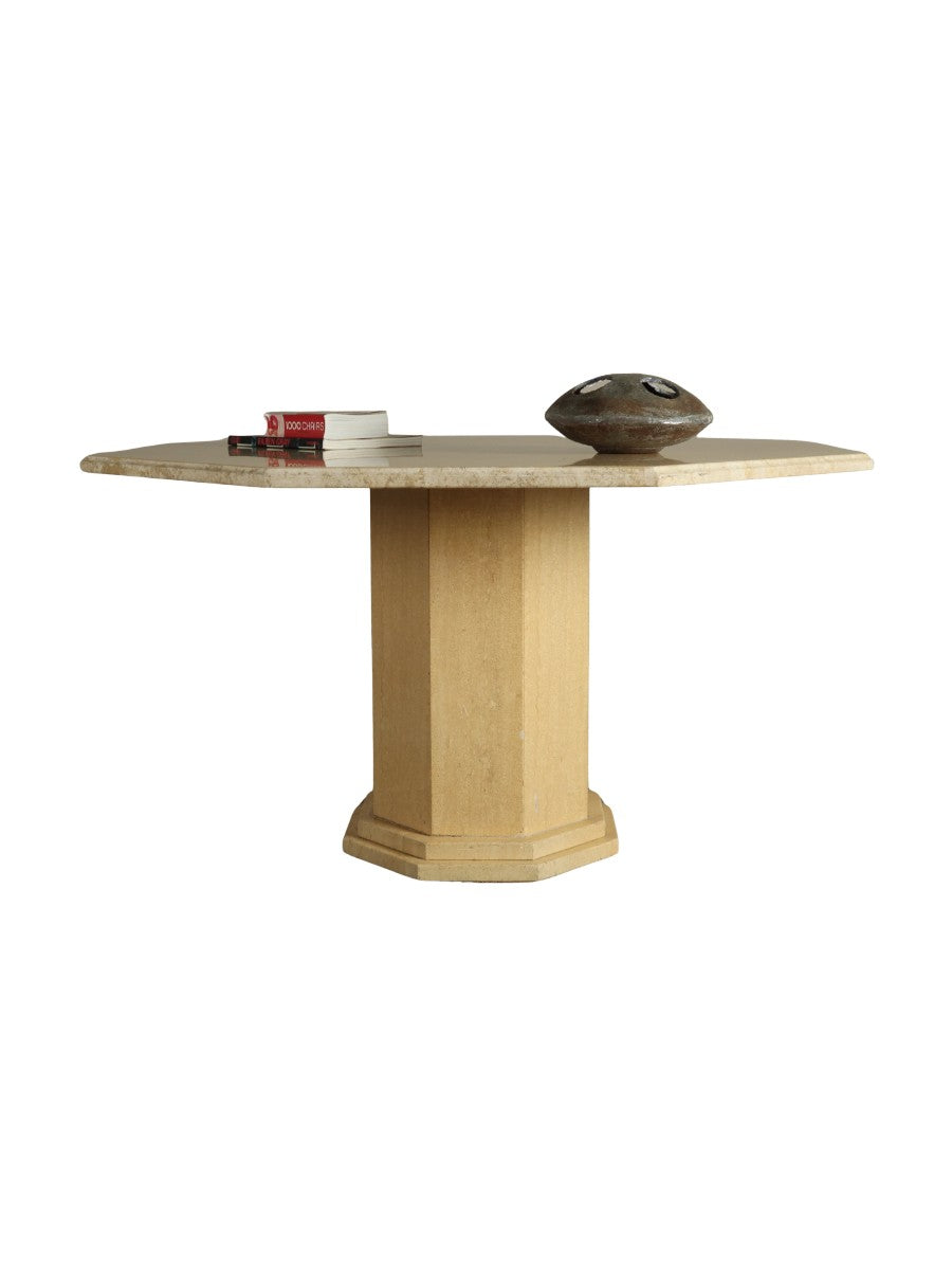 Octagonal_travertine_dining_table,_1970s