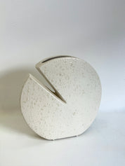 1972_Off-White_Lenticular_Ceramic_Vase_by_Nereo_Boaretto,_Italy