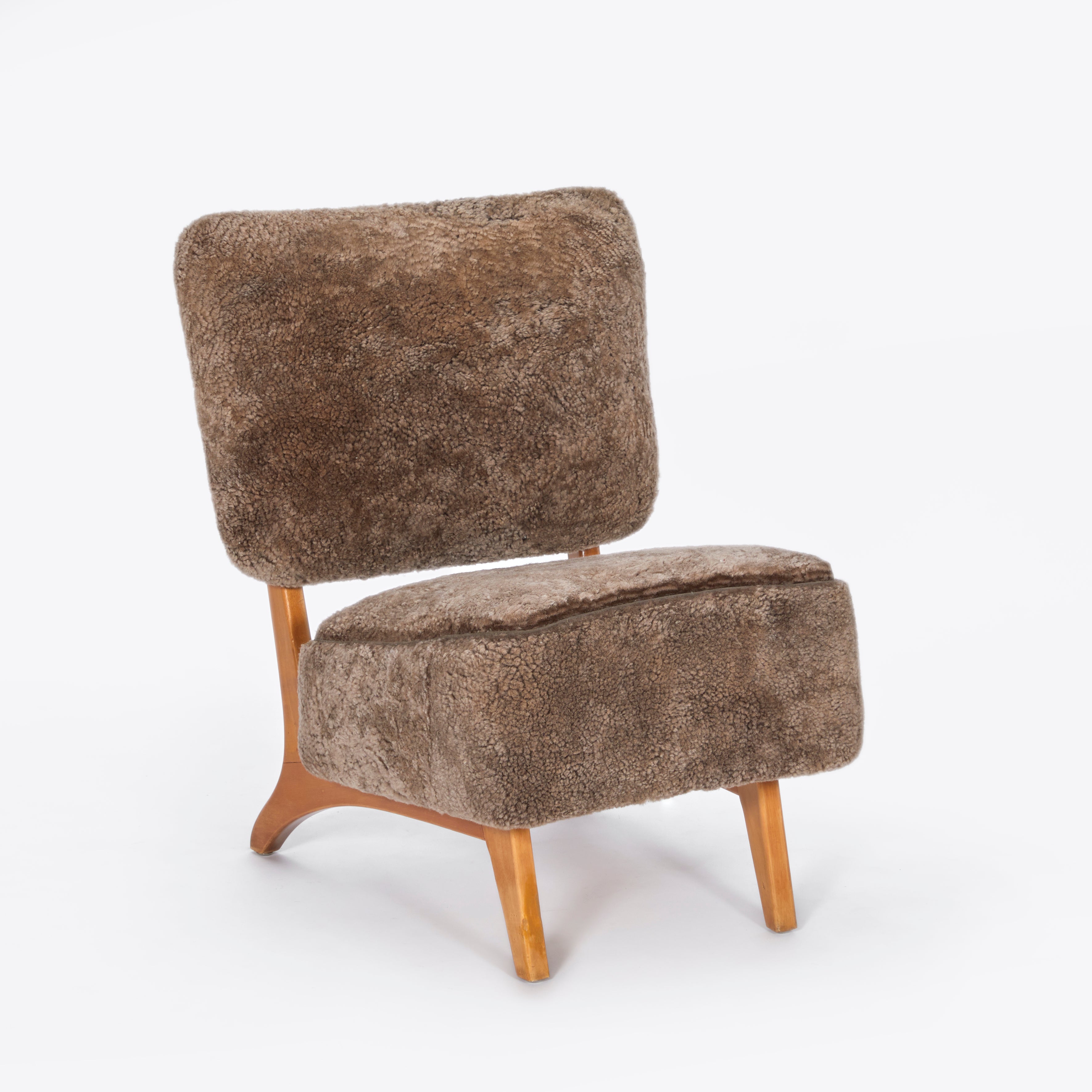 Oiva_Parviainen_Small_Lounge_Chair_in_Curly_Shearling