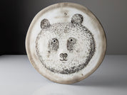 Taika_Panda_Ceramic_Plate_by_Oiva_Toikka_for_Nuutajärvi,_Finland,_1983