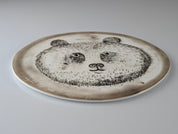 Taika_Panda_Ceramic_Plate_by_Oiva_Toikka_for_Nuutajärvi,_Finland,_1983