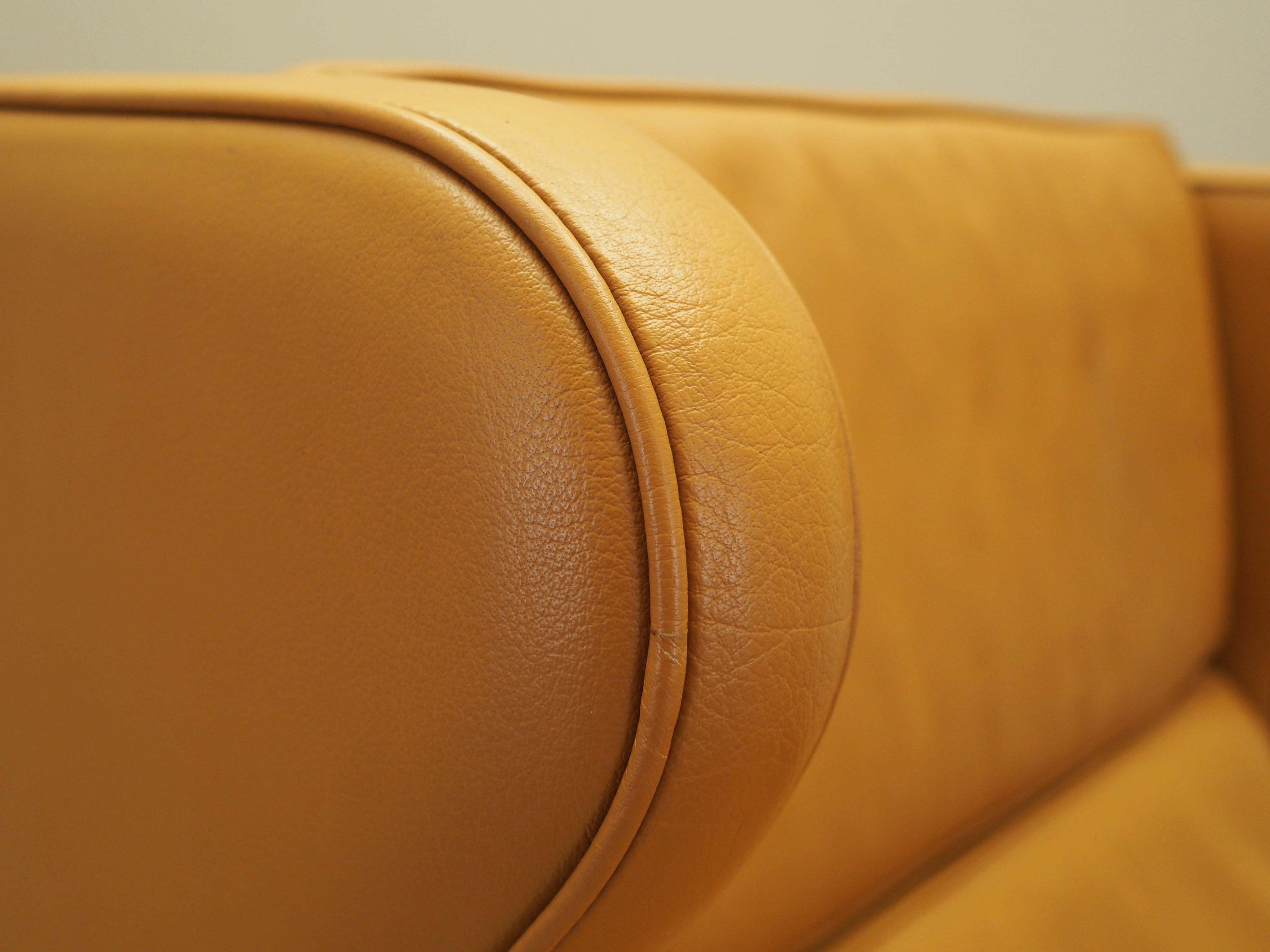 Danish_Modern_Orange_Leather_Armchair,_1970s,_Denmark
