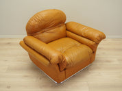 Orange_Armchair,_Natural_Leather,_Space_Age_Design,_1960s,_Italy