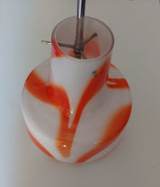 Murano_Swirl_Glass_Pendant_Light_in_Orange_and_White,_Italy,_1970s