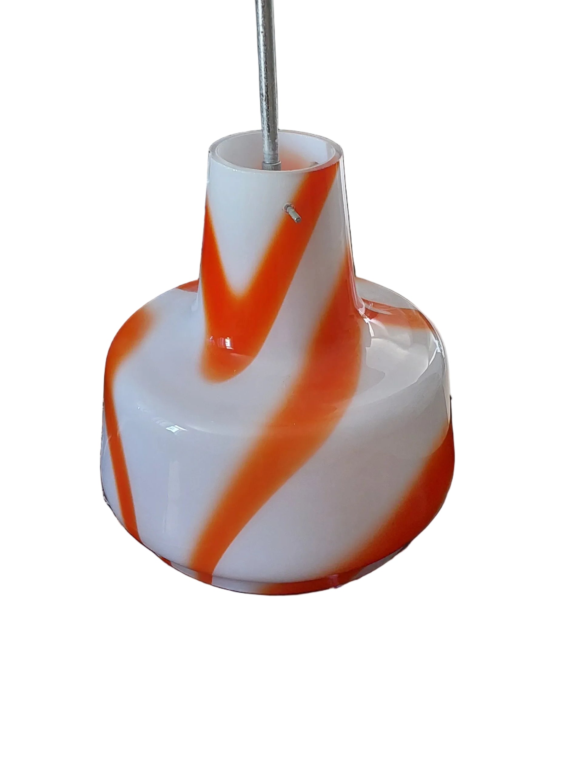 Murano_Swirl_Glass_Pendant_Light_in_Orange_and_White,_Italy,_1970s