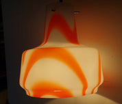 Murano_Swirl_Glass_Pendant_Light_in_Orange_and_White,_Italy,_1970s