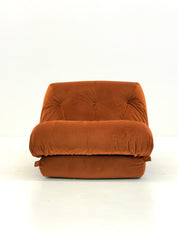 Orange_Nuvolone_armchair_by_Rino_Maturi_for_Mimo_Padova