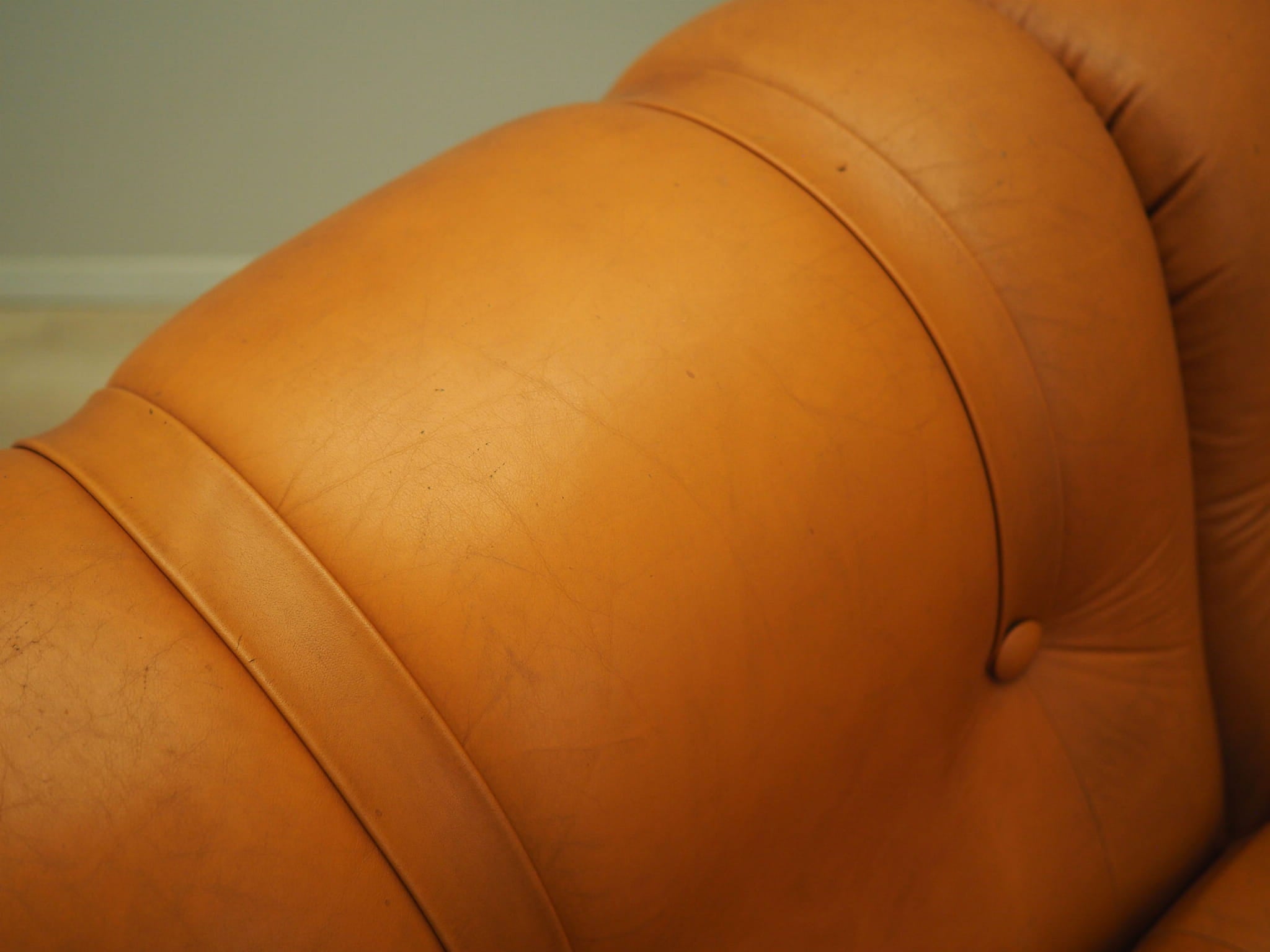 Orange_Sofa,__Eco‑Leather,_1960s,_Italy