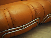 Orange_Sofa,__Eco‑Leather,_1960s,_Italy