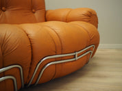 Orange_Sofa,__Eco‑Leather,_1960s,_Italy