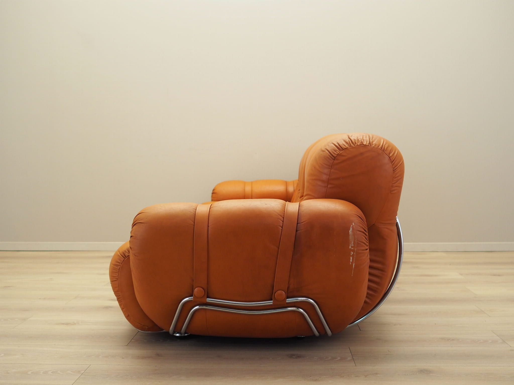 Orange_Sofa,__Eco‑Leather,_1960s,_Italy