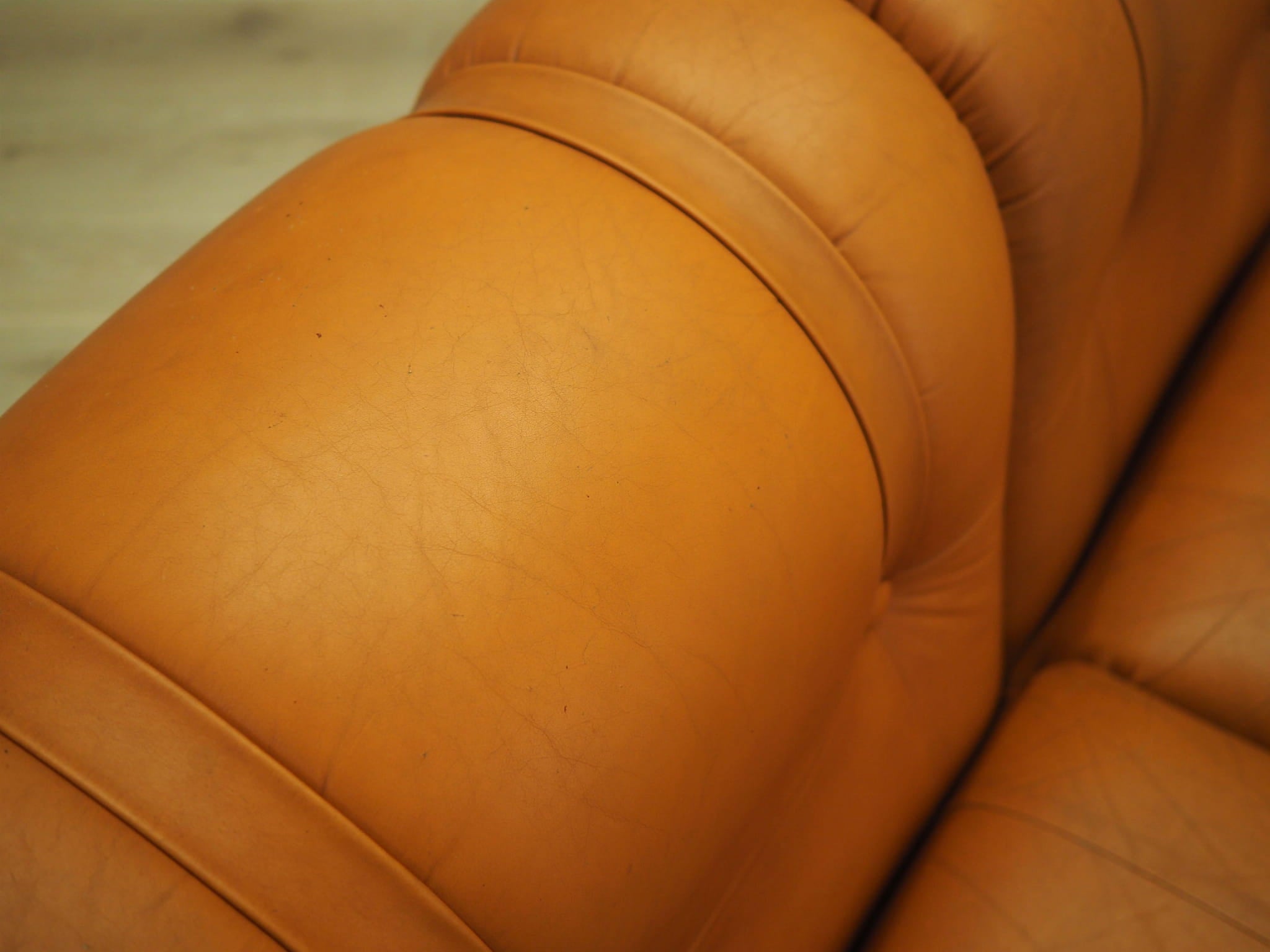 Orange_Sofa,__Eco‑Leather,_1960s,_Italy