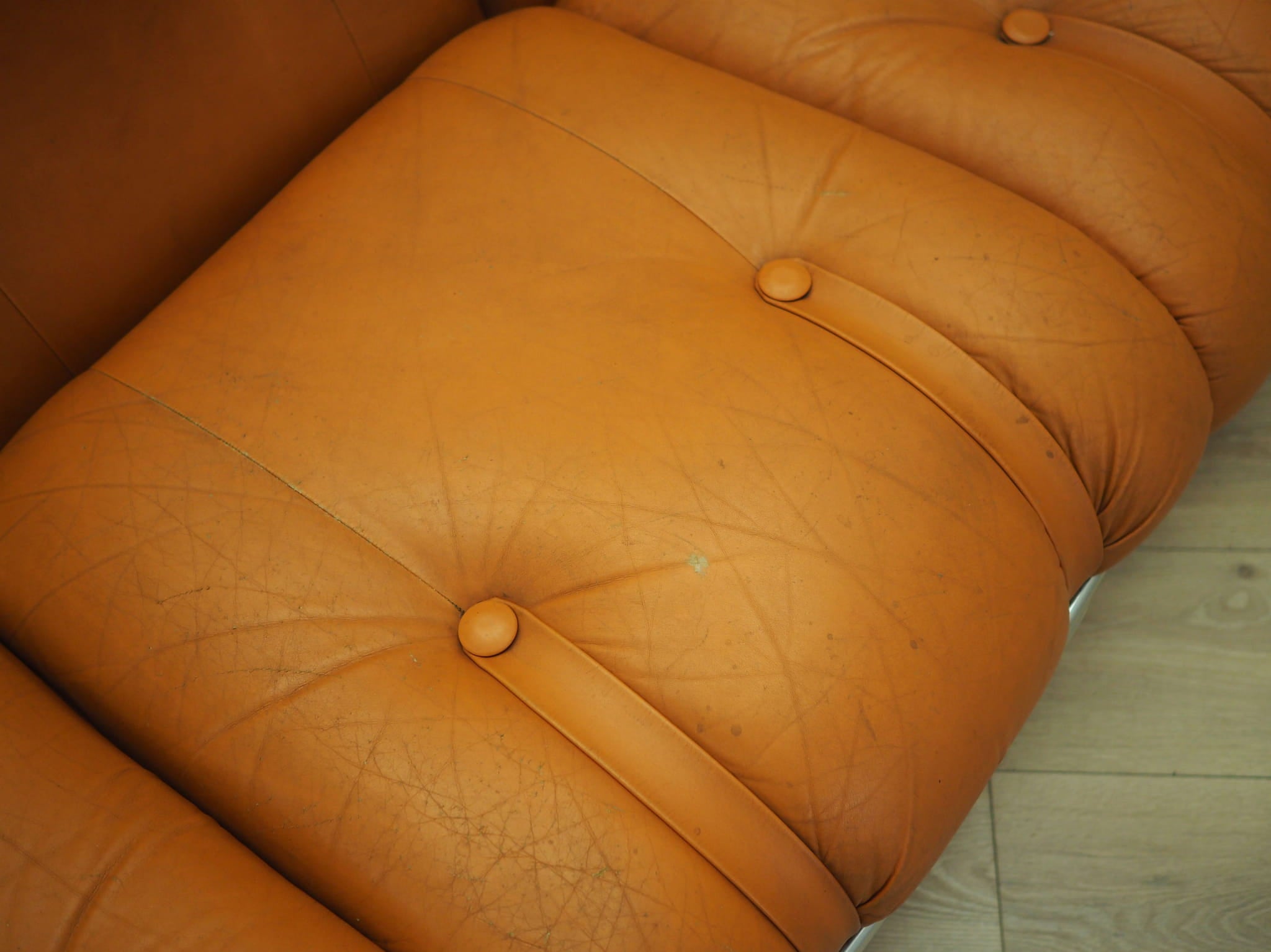 Orange_Sofa,__Eco‑Leather,_1960s,_Italy