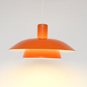 Scandinavian_Red_Orange_Multi_Shade_Pendant_Lamp,_1970s