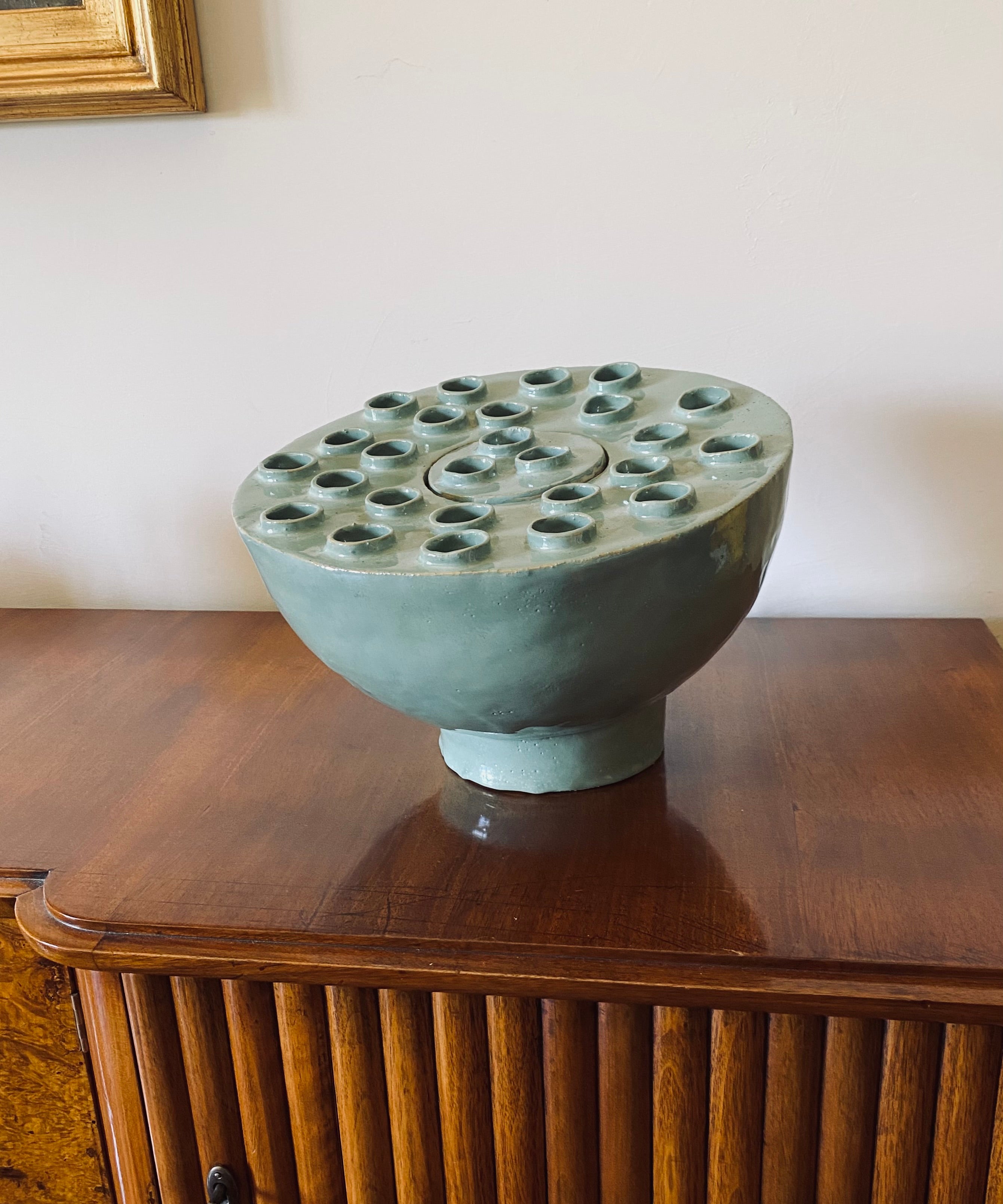 Organic_Aquamarine_Ceramic_Table_Lamp,_France_1980s