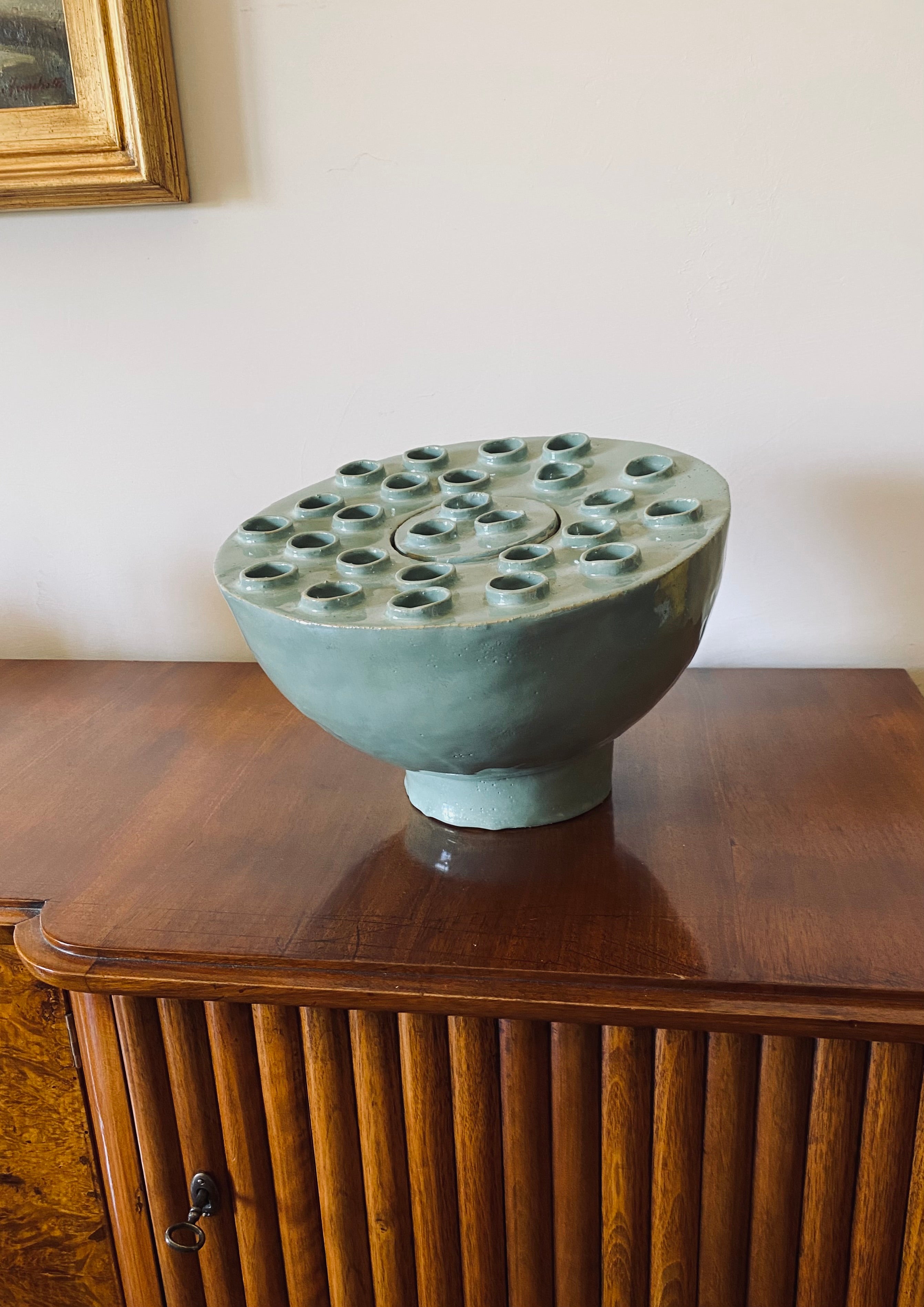 Organic_Aquamarine_Ceramic_Table_Lamp,_France_1980s