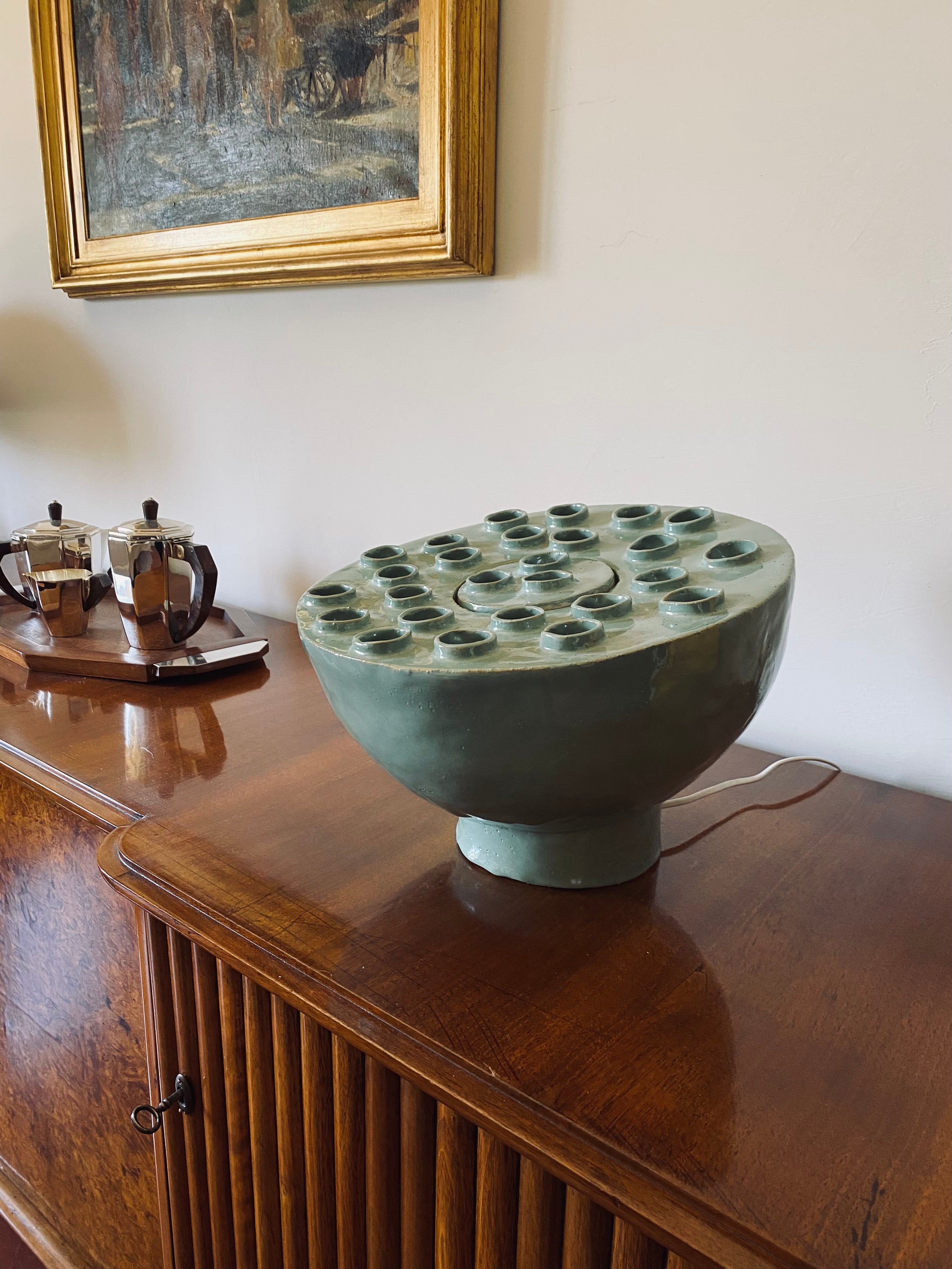 Organic_Aquamarine_Ceramic_Table_Lamp,_France_1980s