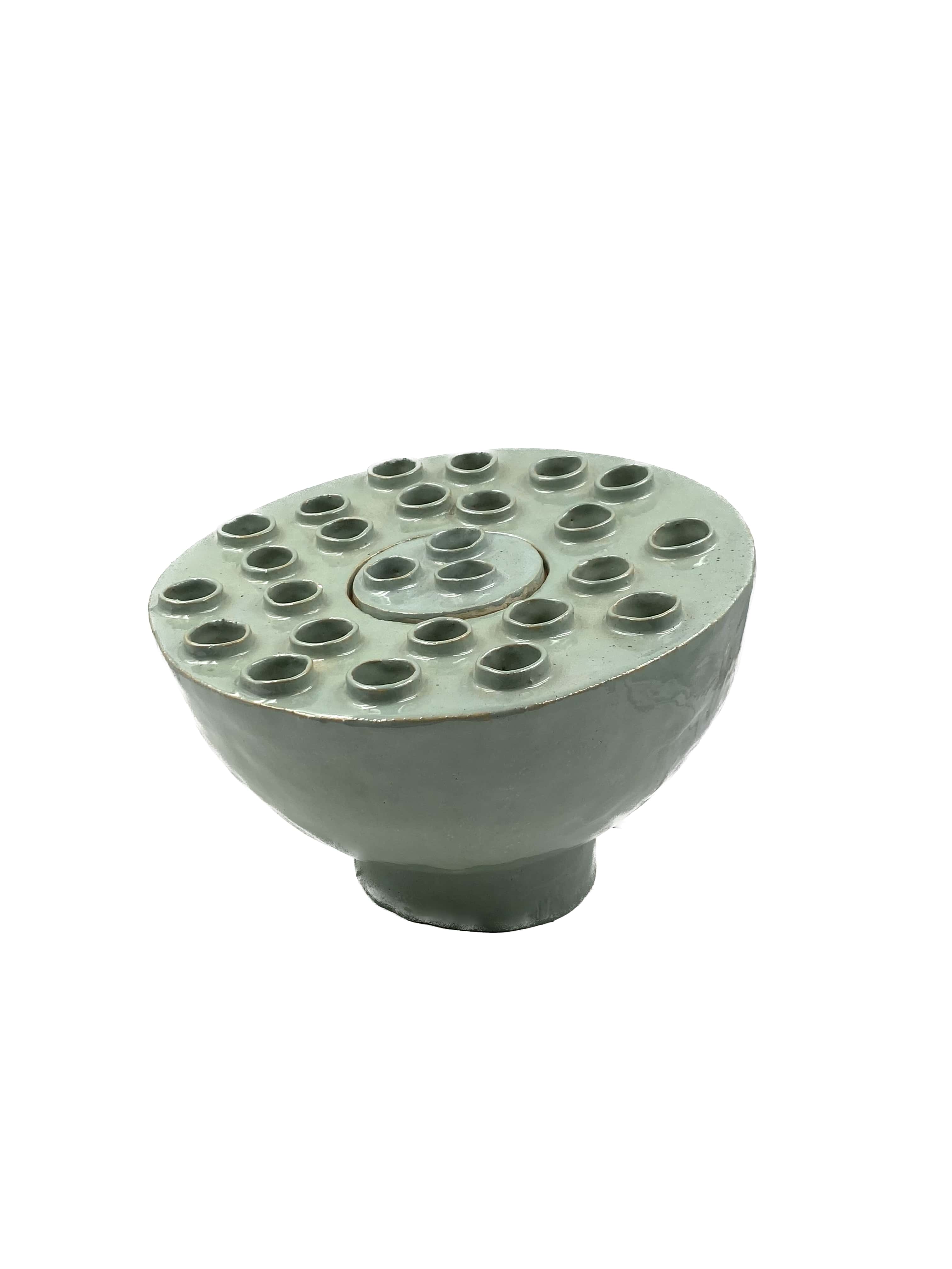 Organic_Aquamarine_Ceramic_Table_Lamp,_France_1980s