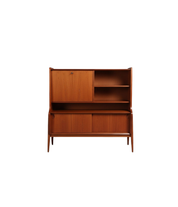 Oswald_Vermaercke_Teak_Highboard,_Belgium_1960s