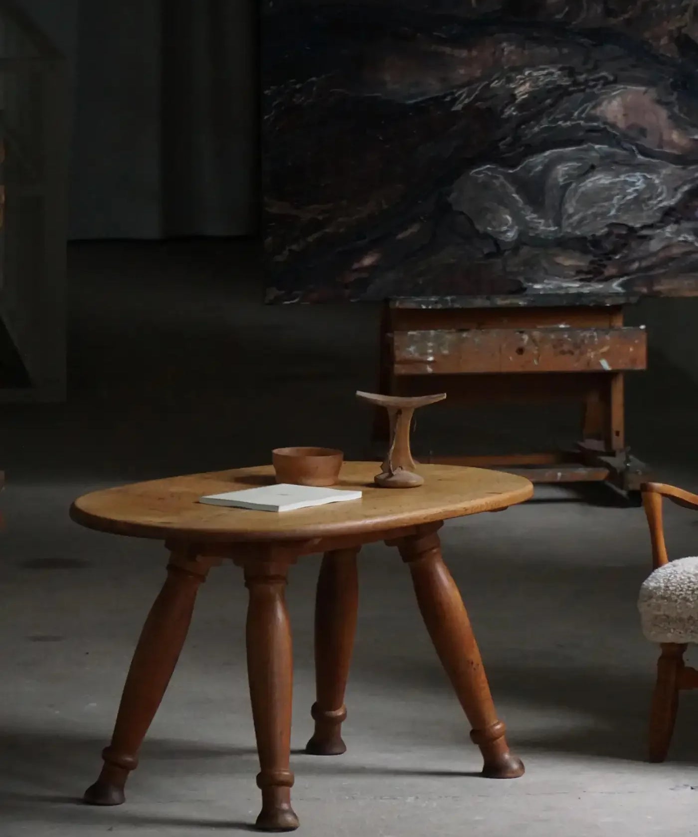 Otto_Færge_Coffee_Table_in_Solid_Oak,_Danish_Modern_Design