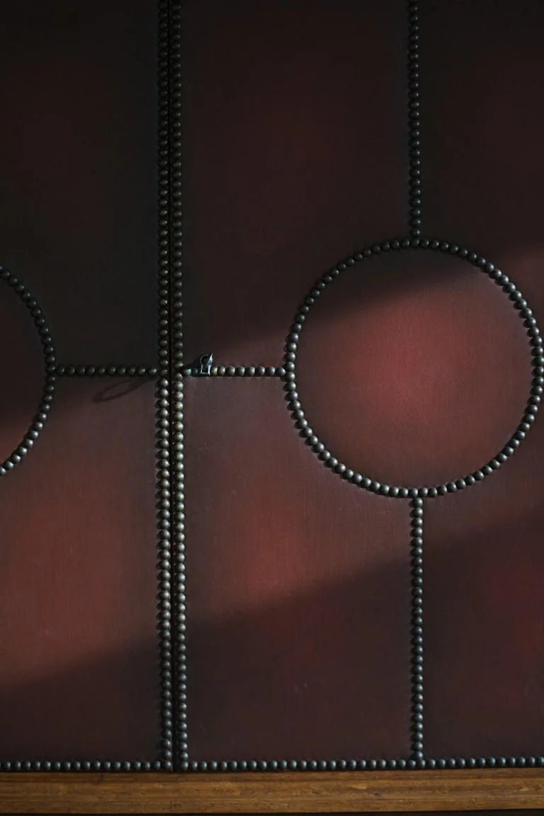 Otto_Schulz,_Swedish_Modern_Cabinet_in_Leather,_Oak_&_Brass_Nails,_1930s