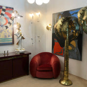 Ours_Polaire_Armchair_by_Wolfgang_Joop_in_Red_Velvet,_1990s