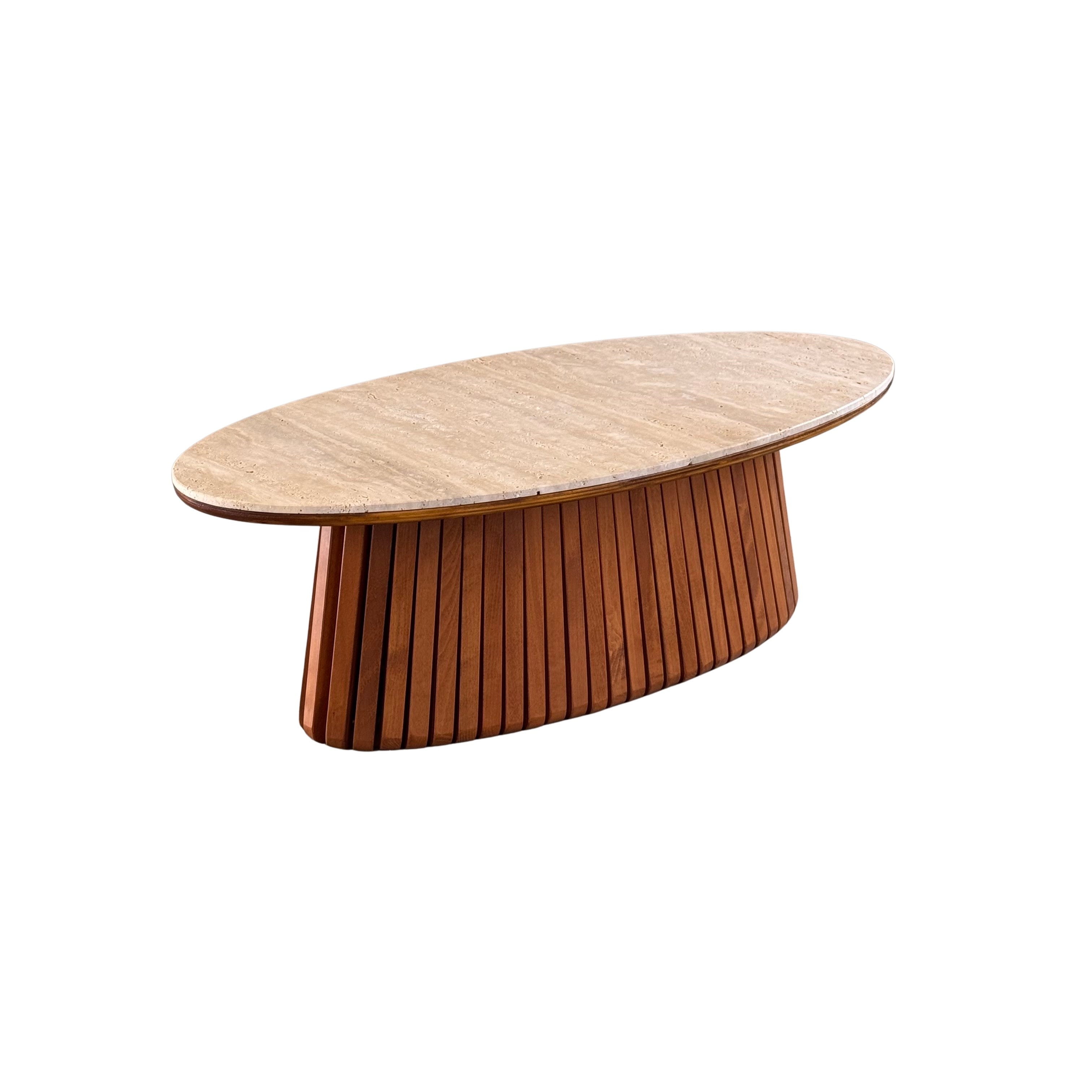 Oval_Travertine_Coffee_Table_with_Ashwood_Slatted_Base