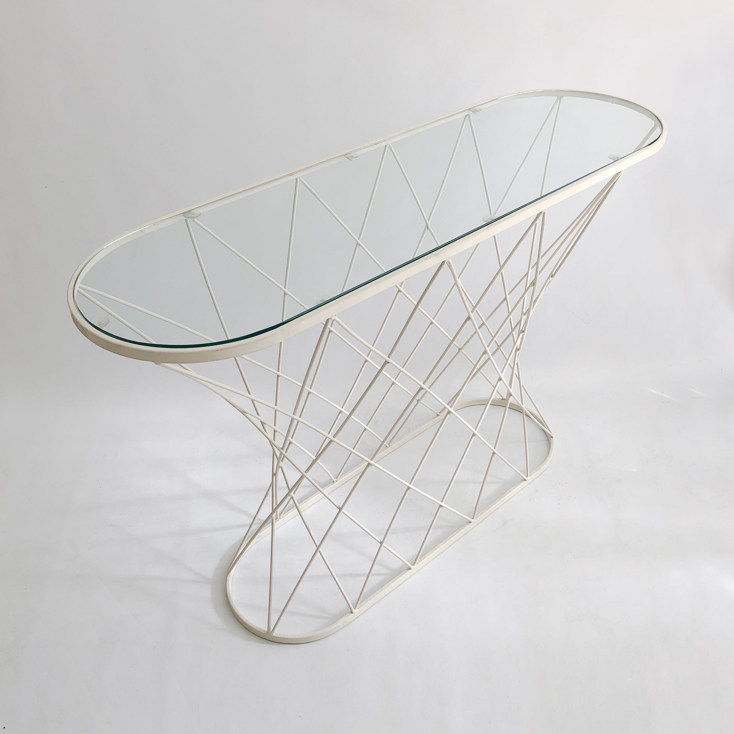 Oval_White_Twisted_Console_Table_1980s_Isamu_Noguchi_Style_USA_Mid_Century_Modernism