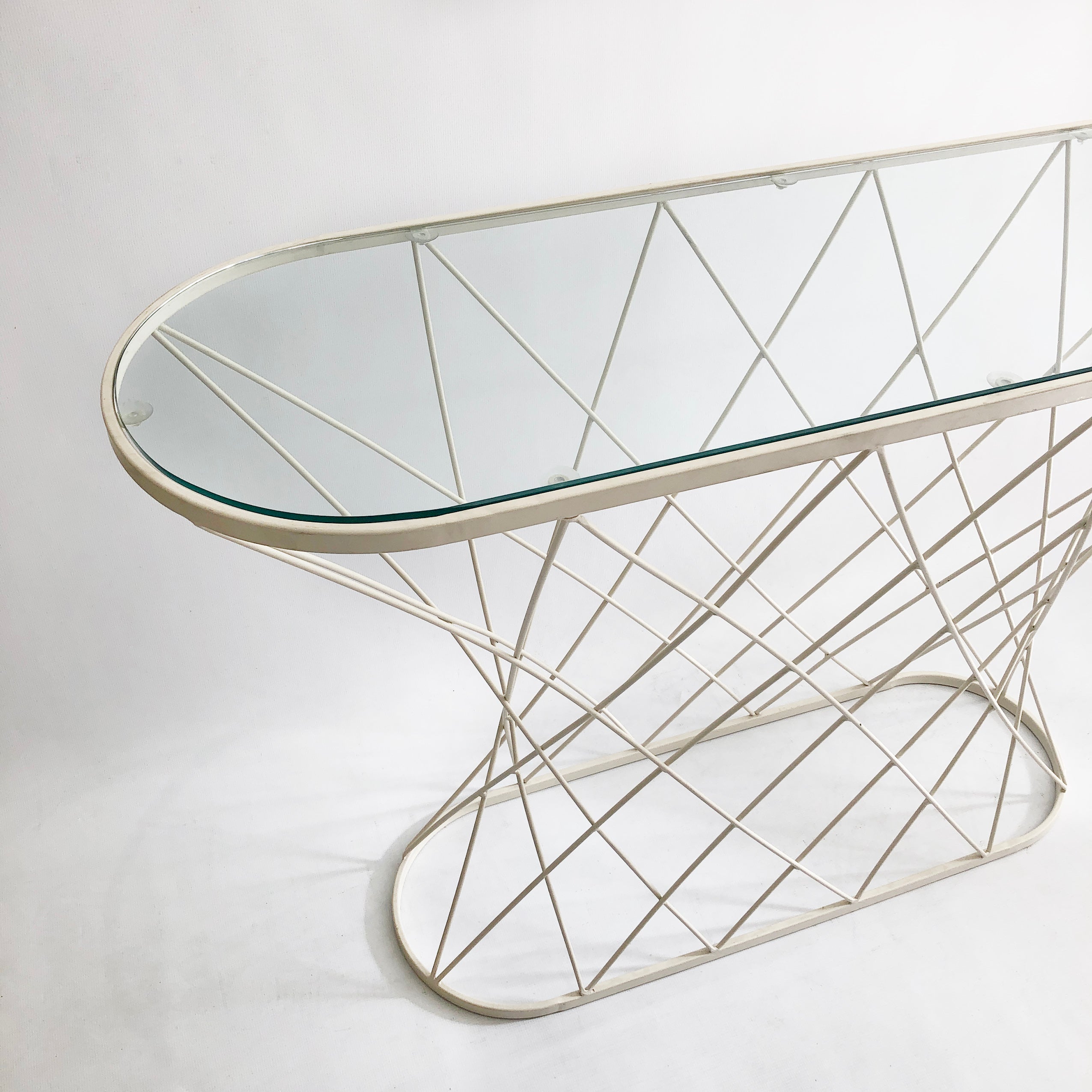Oval_White_Twisted_Console_Table_1980s_Isamu_Noguchi_Style_USA_Mid_Century_Modernism